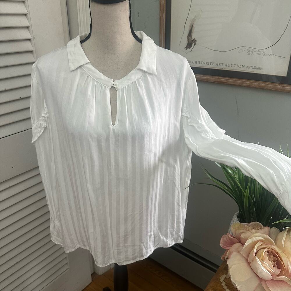 Current Air White Blouse